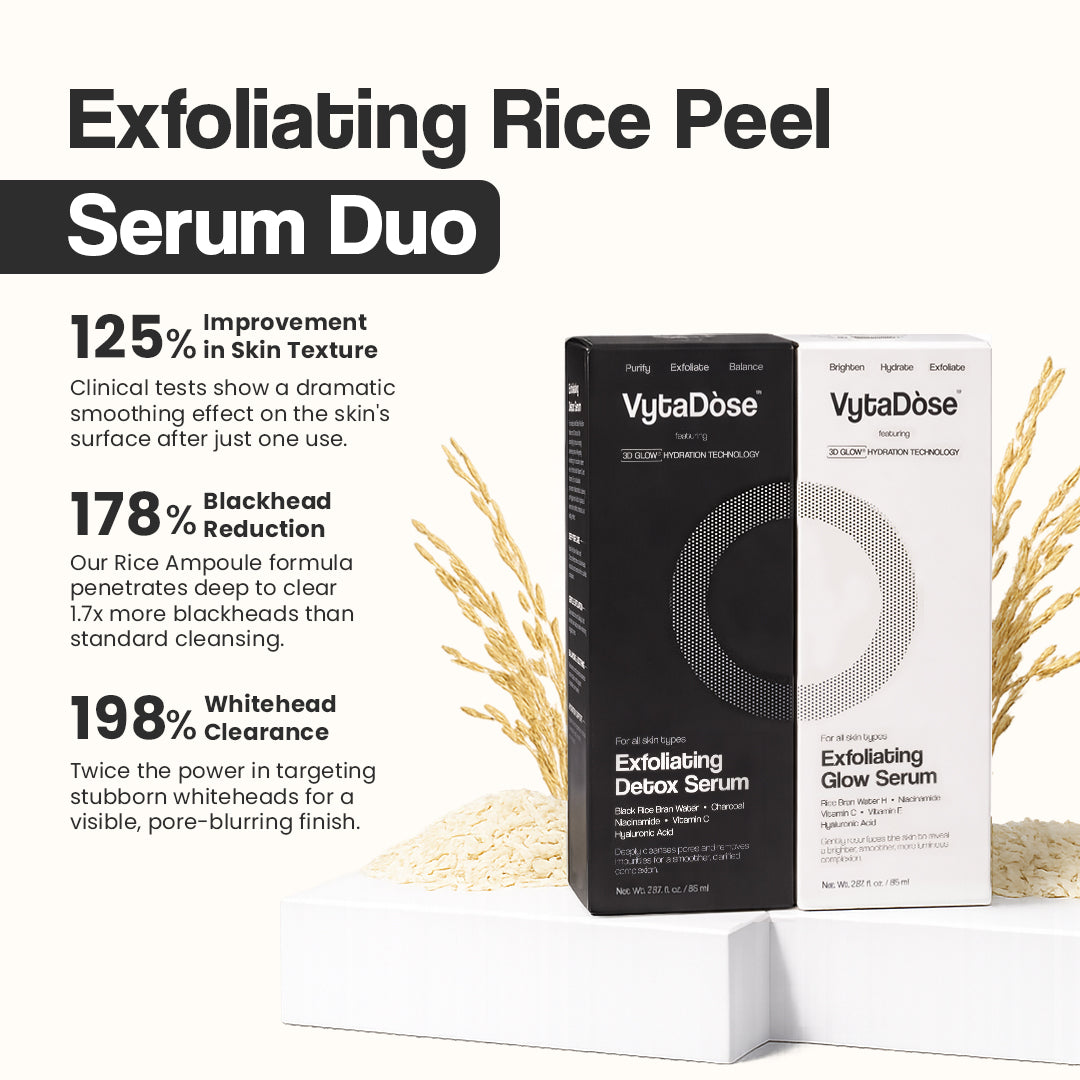 Exfoliating Rice Peel Serum Duo